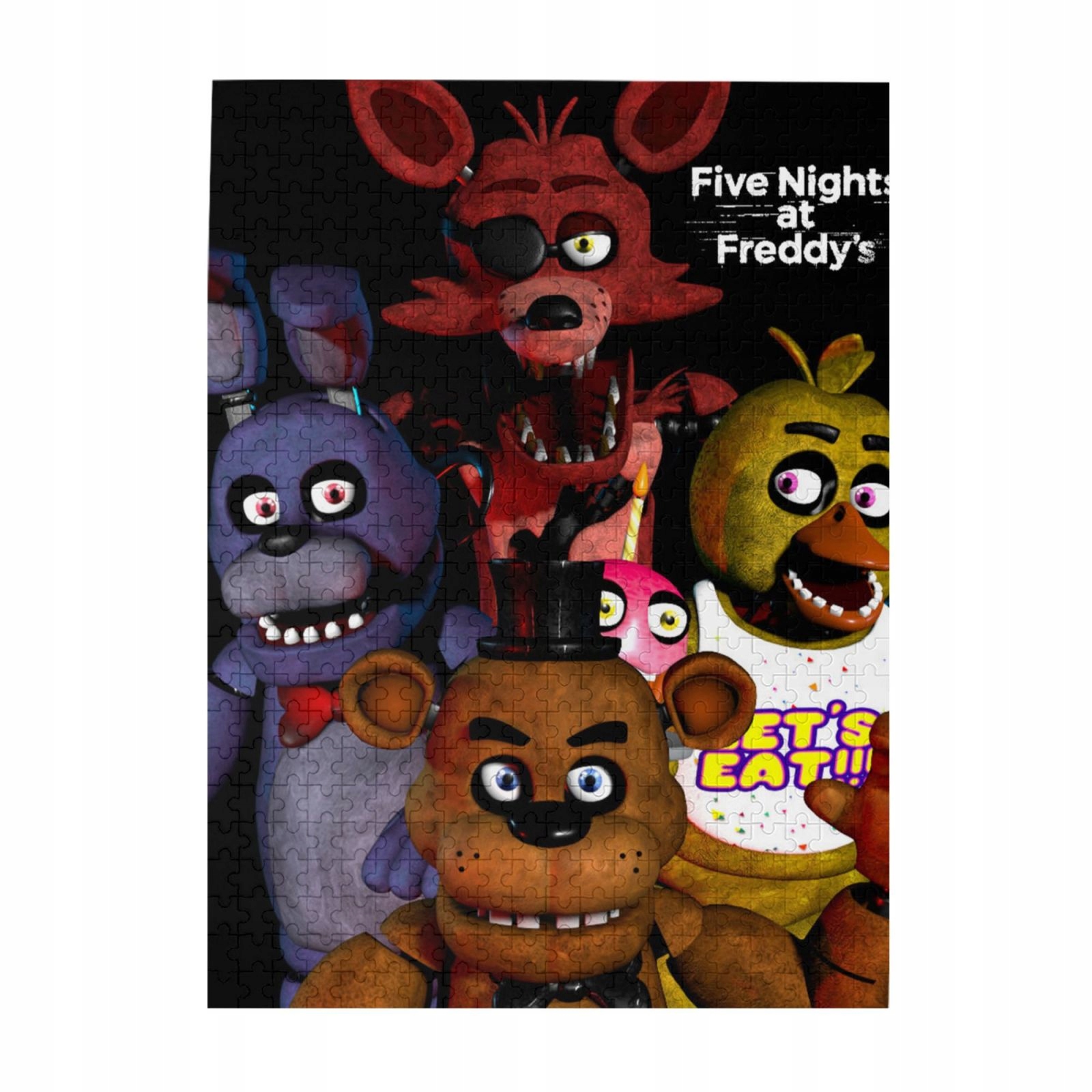 Drevené puzzle Five Nights at Freddy's 1000 ks